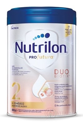 Nutrilon 2 Profutura Duobiotik následná kojenecká výživa (6-12 měsíců) 1x800 g