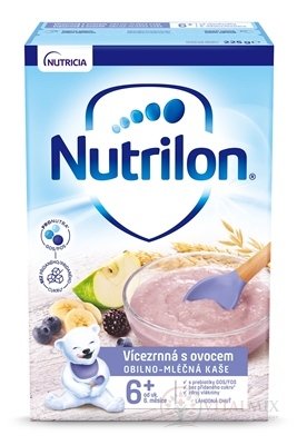 Nutrilon obilno-mléčná kaše vícezrnná s ovocem (od ukonč. 6. měsíce), 1x225 g