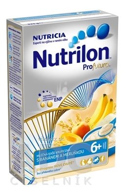 Nutrilon Profutura obilno-mléčná kaše krupicová s banánem a meruňkou (od ukonč. 6. měsíce) 1x225 g