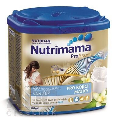 Nutrimama Profutura mléčný nápoj s vanilkovou příchutí (pro kojící matky) 1x400 g