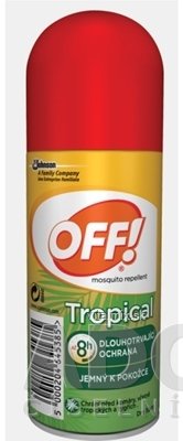 OFF! TROPICAL sprej rychleschnoucí (dry spray), repelent 1x100 ml