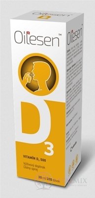 OILESEN VITAMIN D3 500 ústní sprej (320 dávek) 1x30 ml