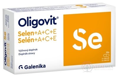 Oligovit Se cps (selen + vitamin A, C, E) 1x30 ks