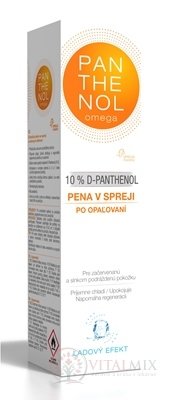 omega PANTHENOL 10% LEDNÍ EFEKT pěna ve spreji po opalování 1x150 ml