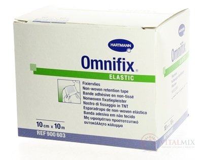 OMNIFIX ELASTIC hypoalergenní náplast fixační z netkaného textilu (10cmx10m) 1x1 ks