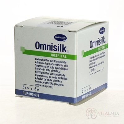 Omnisilk hypoalergenní náplast z bílého hedvábí (5cmx5m) 1x1 ks