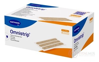 OMNISTRIP hypoalergenní proužky na stažení rány (3x76 mm) 50x5 ks (250 ks)