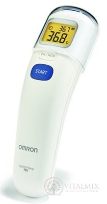 OMRON GENTLE TEMP 720 Čelní TEPLOMĚR digitální 1x1 ks