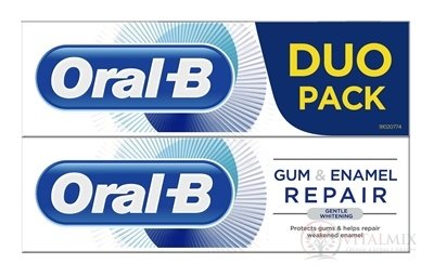 Oral-B GUM&amp;ENAMEL PRO-REPAIR Gentle Whitening DUO zubní pasta 2x75 ml