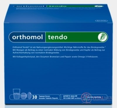 Orthomol TENDO granulát + tablety + tobolky, 30 denních dávek, 1x1 set