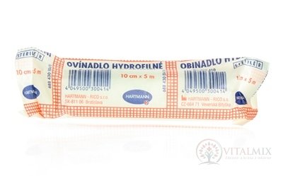 Obinadlo hydrofilní pletené, sterilní (10cm x 5m) 1x10 ks