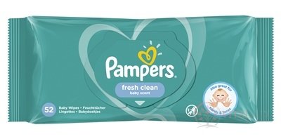 PAMPERS Baby Wipes Fresh Clean vlhčené ubrousky 1x52 ks