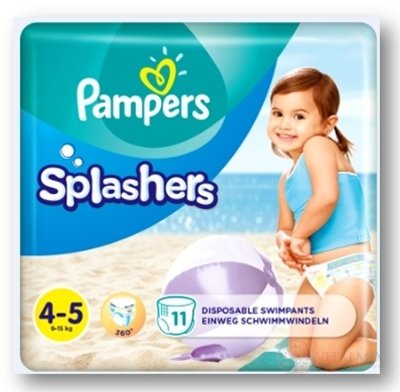 PAMPERS SPLASH MAXI 4-5 dětské plenky na plavání (9 - 15 kg) 1x11 ks