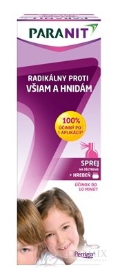 PARANIT Radikální proti vším a hnidám sprej 100 ml + hřeben, 1x1 set