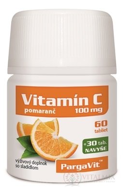 PargaVit VITAMIN C Pomeranč tbl 60 + 30 navíc (90 ks)
