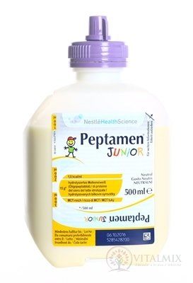 PEPTAMEN JUNIOR sol (dietetická potravina, bez příchutě) 12x500 ml (6 l)