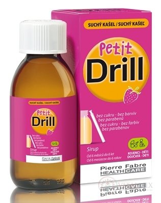 Petit Drill sirup na suchý kašel 1x125 ml