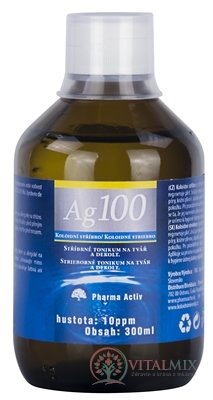 Pharma Activ Koloidní stříbro Ag100 hustota 10ppm 1x300 ml