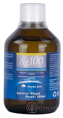 Pharma Activ Koloidní stříbro Ag100 hustota 25ppm 1x300 ml