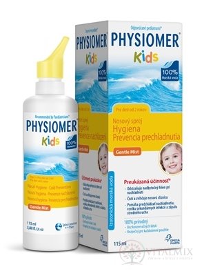 PHYSIOMER KIDS nosní sprej izotonický s obsahem mořské vody 1x115 ml