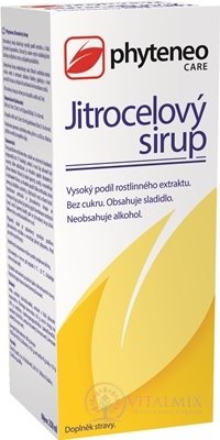 Phyteneo Jitrocelový sirup bez cukru 1x250 ml