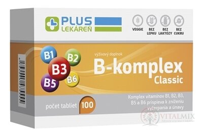 PLUS LÉKÁRNA B-komplex Classic tbl 1x100 ks