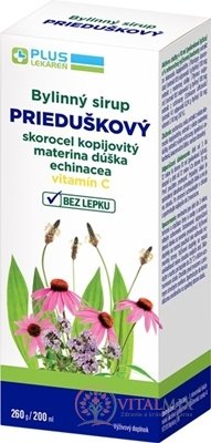 PLUS LÉKÁRNA Bylinný sirup průduškového 1x200 ml