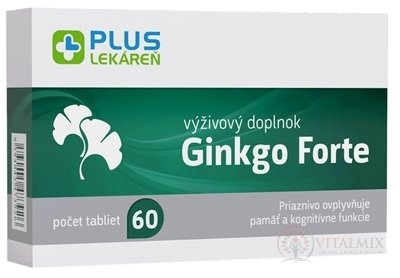 PLUS LÉKÁRNA Ginkgo Forte tbl 1x60 ks