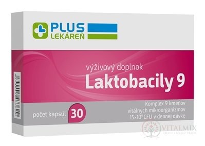 PLUS LÉKÁRNA Laktobacily 9 cps 1x30 ks