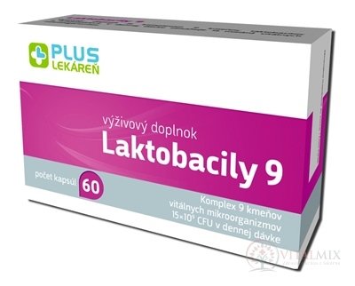 PLUS LÉKÁRNA Laktobacily 9 cps 1x60 ks