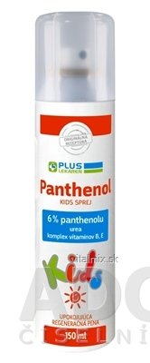 PLUS LÉKÁRNA Panthenol 6% KIDS SPREJ sensitive, pěna 1x150 ml