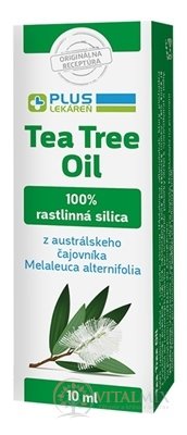 PLUS LÉKÁRNA Tea Tree Oil 100% rostlinná silice z čajovníku 1x10 ml