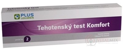 PLUS LÉKÁRNA Těhotenský test Komfort 1x2 ks