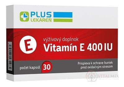 PLUS LÉKÁRNA Vitamín E 400 IU cps 1x30 ks