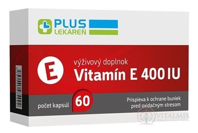 PLUS LÉKÁRNA Vitamín E 400 IU cps 1x60 ks