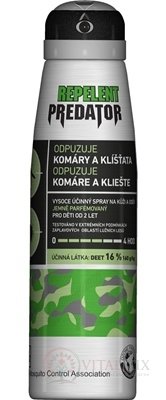 PREDATOR REPELENT DEET 16% sprej na kůži a oděv 1x150 ml