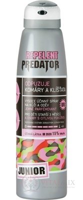 PREDATOR REPELENT JUNIOR sprej proti komárům a klíšťatům 1x150 ml