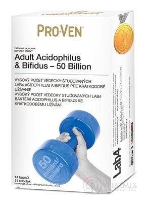 PRO-VEN Adult Acidophilus &amp; Bifidus - 50 Billion cps 1x14 ks