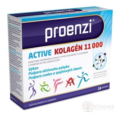 Proenzi ACTIVE KOLAGEN 11 000 lahvičky 1x14 ks