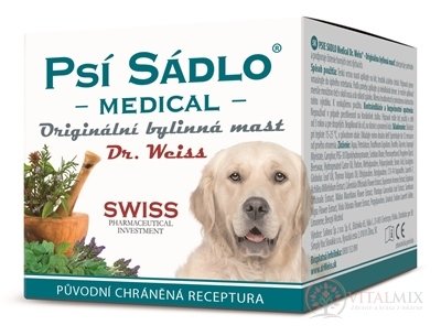 PSÍ Sedla Medical Dr.Weiss originální bylinná mast 1x75 ml