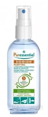 PURESSENTIEL Antibakteriální roztok ruky a povrchy, esenciální oleje 1x80 ml