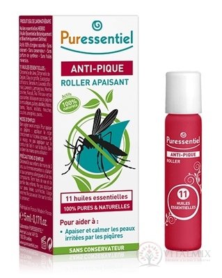 PURESSENTIEL Roll-on k bodnutí hmyzem 11 esenciálních olejů 1x5 ml