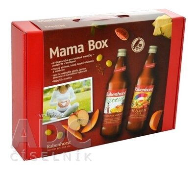 Rabenhorst Mama Box 10denní kúra pro těhotné maminky, ovocné šťávy 5x750 ml