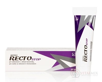 RECTOSTOP ULTRA krém při potížích v oblasti konečníku a sklonech k hemeroidům 1x50 g