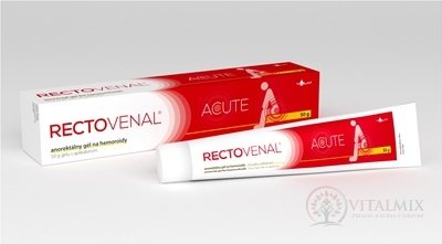 RECTOVENAL ACUTE anorektální gel na hemoroidy, s aplikátorem 1x50 g