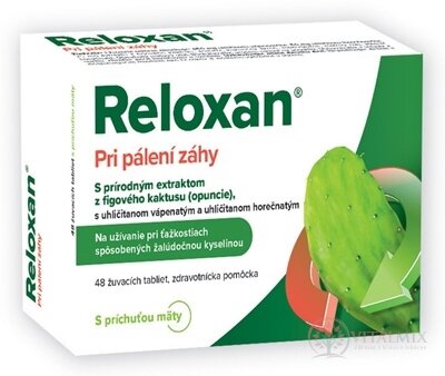 Reloxan žvýkací tablety s příchutí máty 1x48 ks