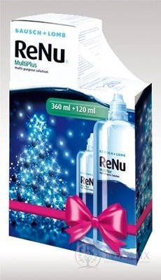 ReNu MultiPlus - dvojbalení roztok na kontaktní čočky 360ml + 120ml, 1x1 set