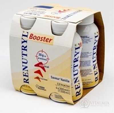 RENUTRYL Booster Vanilková příchuť sol 4x300 ml (1200ml)