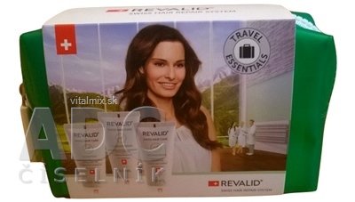 Revalid Travel Set Proteinový šampon 30 ml + Kondicionér 30 ml + Repair Mask 30 ml, 1x1 set