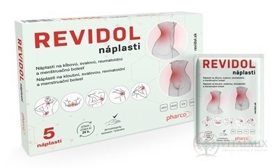 Revidoval náplast na úlevu bolesti 1x5 ks